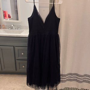 Navy Blue Express Tulle Dress